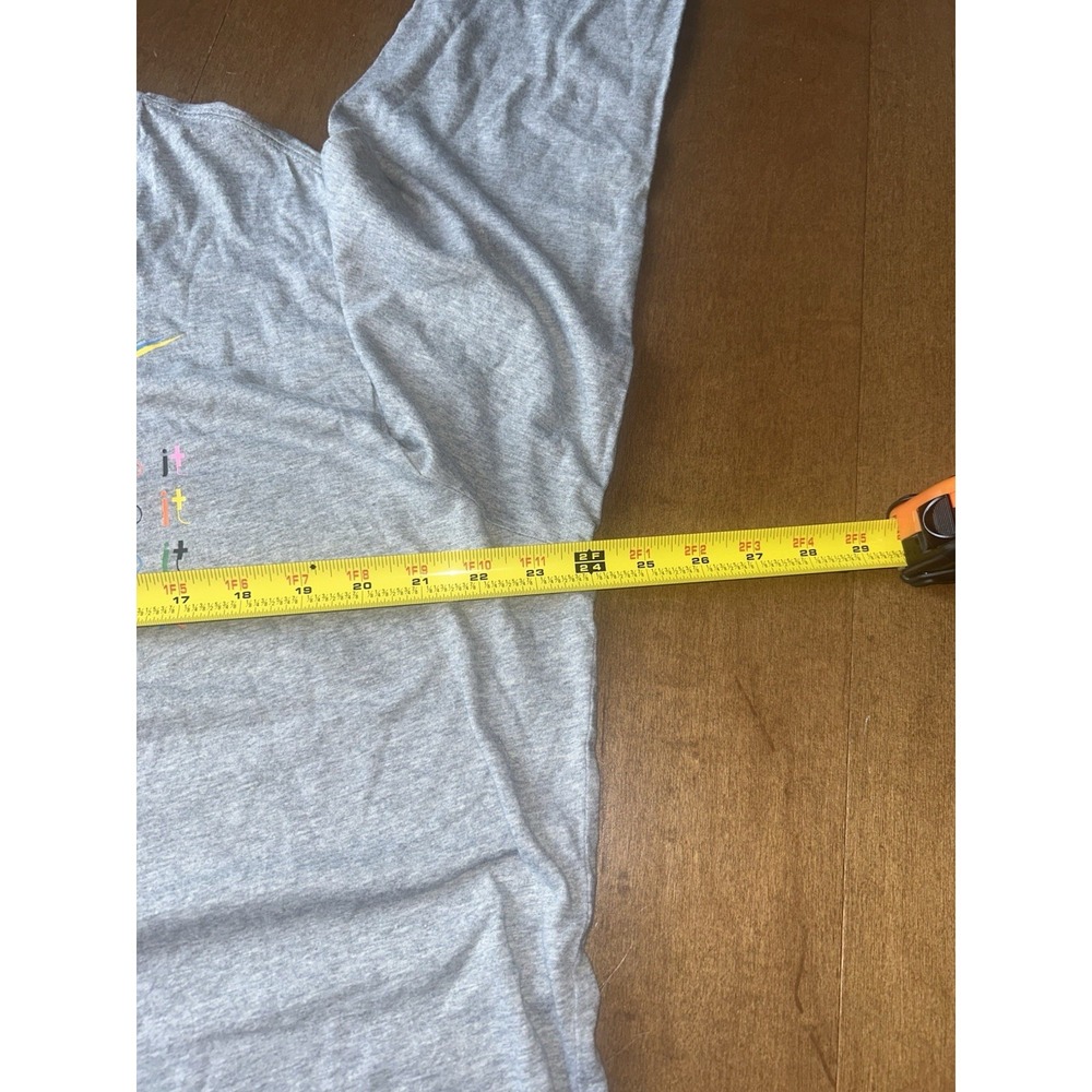Nike Men's Multiple Color Swoosh Long Sleeve The Nike Tee XL Just Do It - Picture 6 of 11